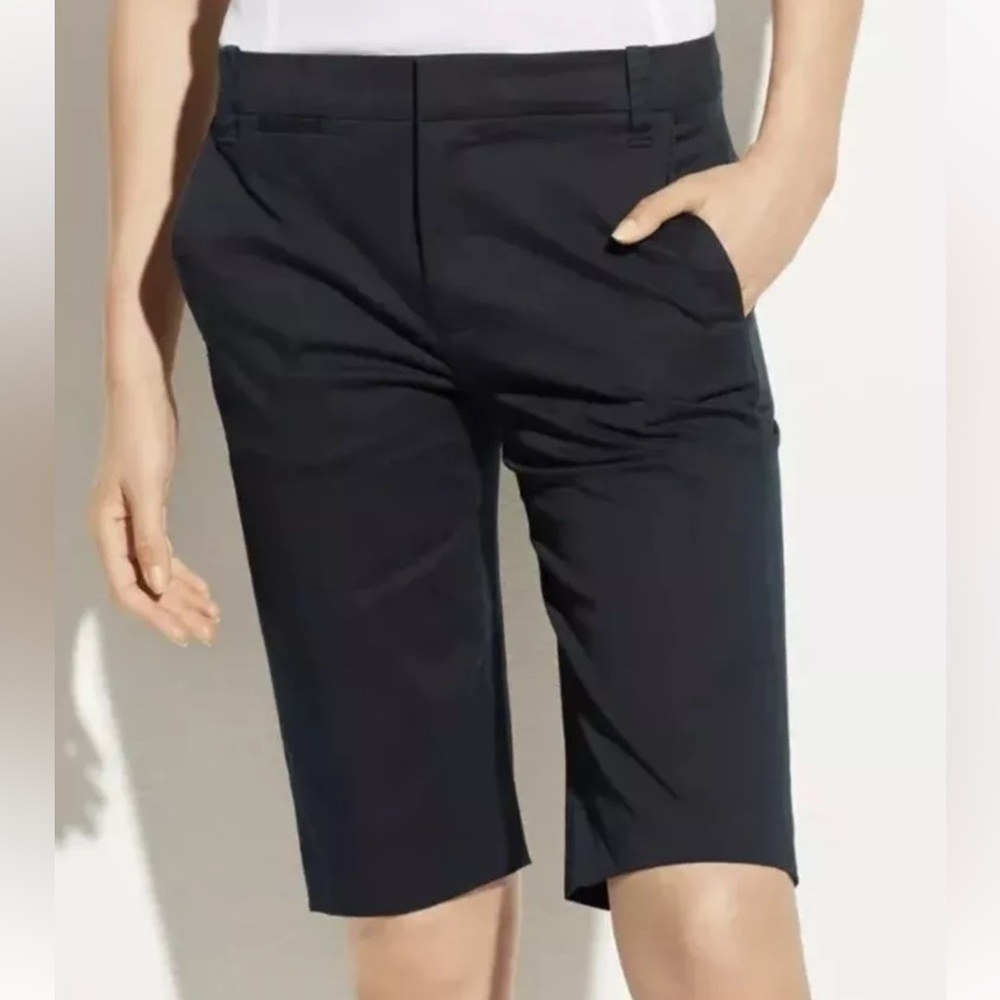 Vince L130912 Womens Black Coin Pocket Bermuda Shorts Size 8